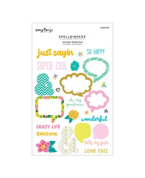 Spellbinders Just Sayin' Sticker Pack (SCSE-007) Spellbinders Just Sayin' Sticker Pack (SCSE-007)