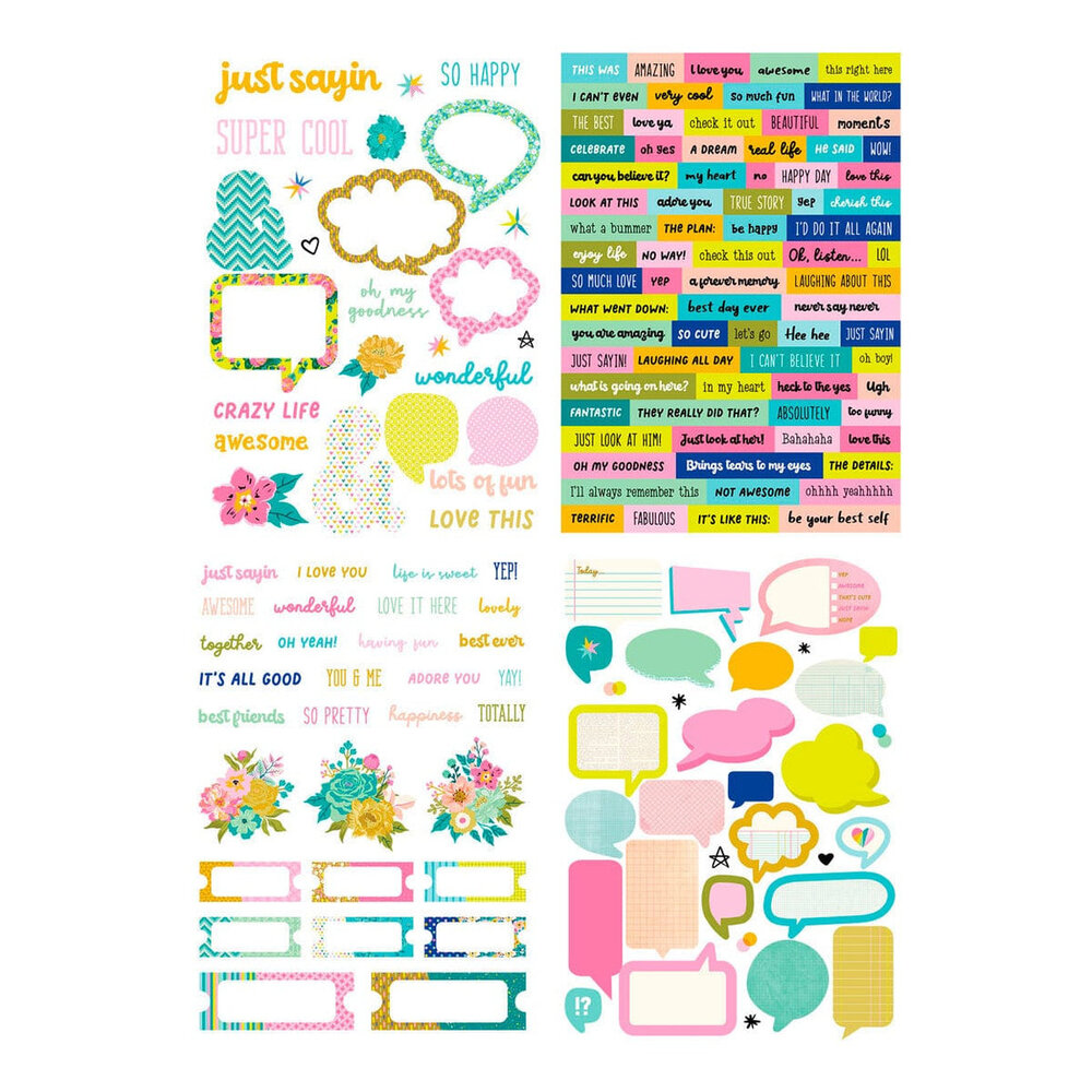 Spellbinders Just Sayin' Sticker Pack (SCSE-007) Spellbinders Just Sayin' Sticker Pack (SCSE-007)