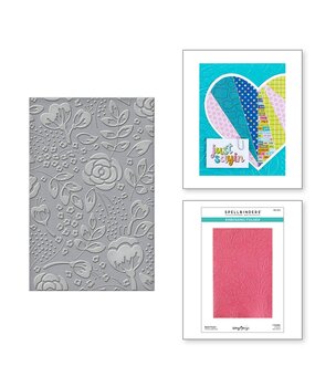 Spellbinders Just Sayin' Bold Floral Embossing Folder (SES-063)