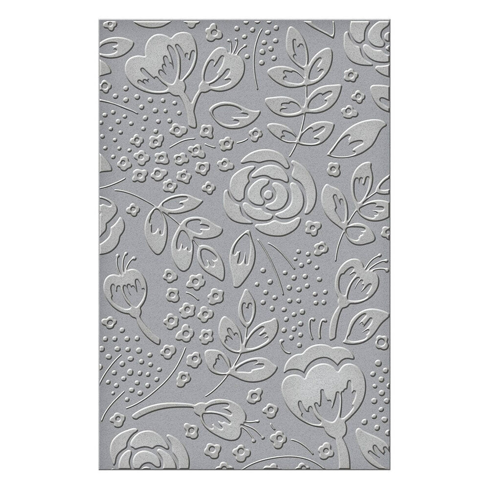 Spellbinders Just Sayin' Bold Floral Embossing Folder (SES-063)