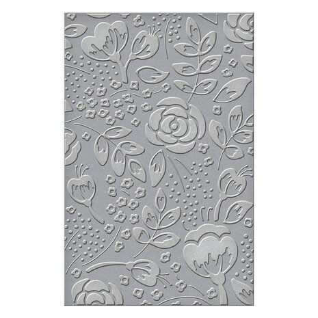 Spellbinders Just Sayin' Bold Floral Embossing Folder (SES-063)