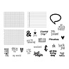 Spellbinders Just Sayin' Speech Bubbles Sentiments Clear Stamp (STP-250) Spellbinders Just Sayin' Speech Bubbles Sentiments Clear Stamp (STP-250)