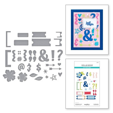Spellbinders Just Sayin' Punctuation & Icons Dies (S5-663) Spellbinders Just Sayin' Punctuation & Icons Dies (S5-663)