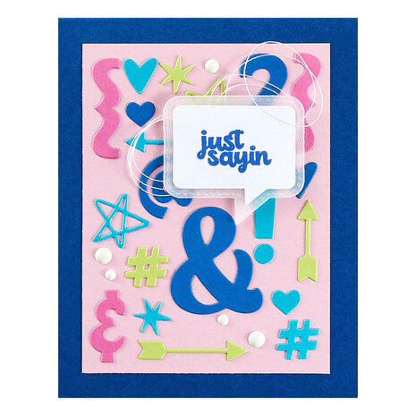 Spellbinders Just Sayin' Punctuation & Icons Dies (S5-663) Spellbinders Just Sayin' Punctuation & Icons Dies (S5-663)