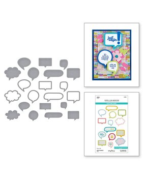 Spellbinders Just Sayin' Speech Bubbles Dies (S5-664) Spellbinders Just Sayin' Speech Bubbles Dies (S5-664)