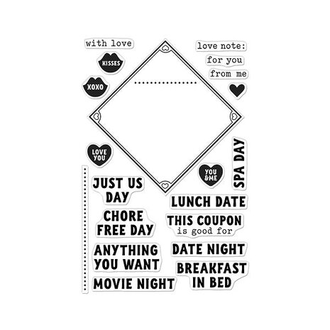Hero Arts Love Notes Messages Clear Stamp Set (CM798) Hero Arts Love Notes Messages Clear Stamp Set (CM798)