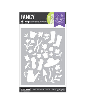 Hero Arts In The Garden Gardening Tools & Flowers Cover Plate Dies (DF232) Hero Arts In The Garden Gardening Tools & Flowers Cover Plate Dies (DF232)