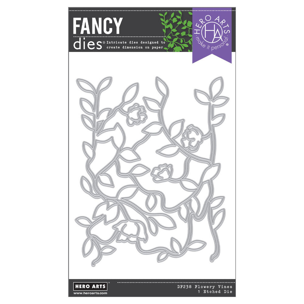Hero Arts In The Garden Flowery Vines Fancy Dies (DF238)