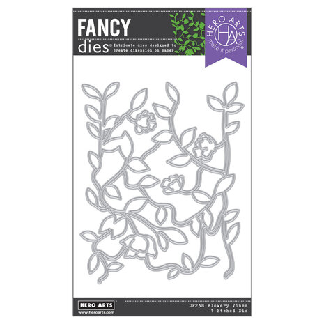 Hero Arts In The Garden Flowery Vines Fancy Dies (DF238)