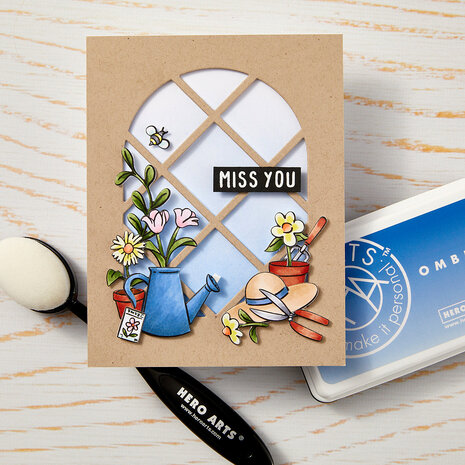 Hero Arts In The Garden Flowery Vines Fancy Dies (DF238)