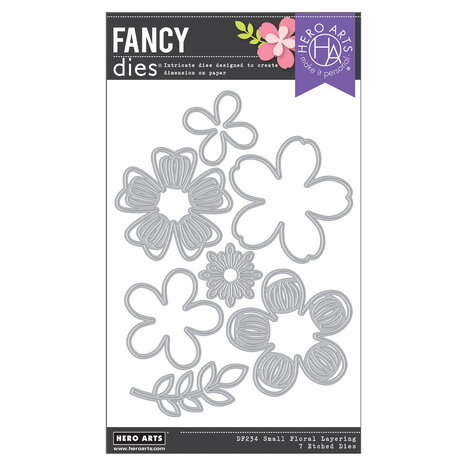 Hero Arts Friendship Blooms Small Flower Layering Fancy Dies (DF234)