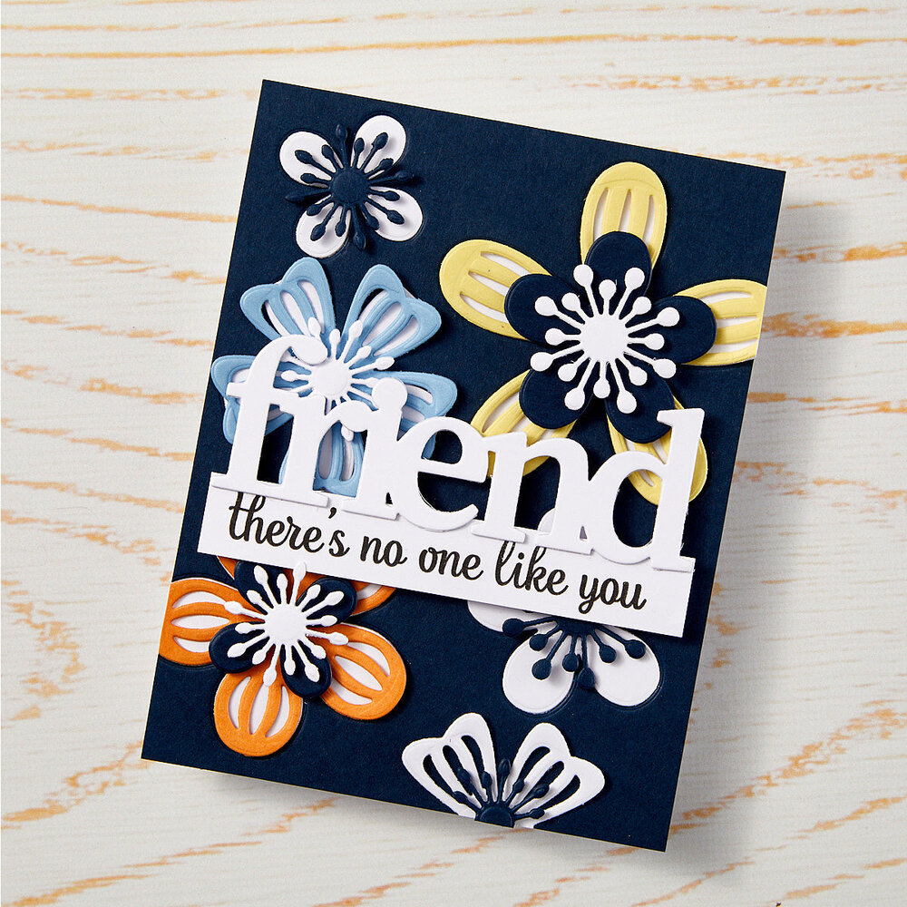 Hero Arts Friendship Blooms Small Flower Layering Fancy Dies (DF234)