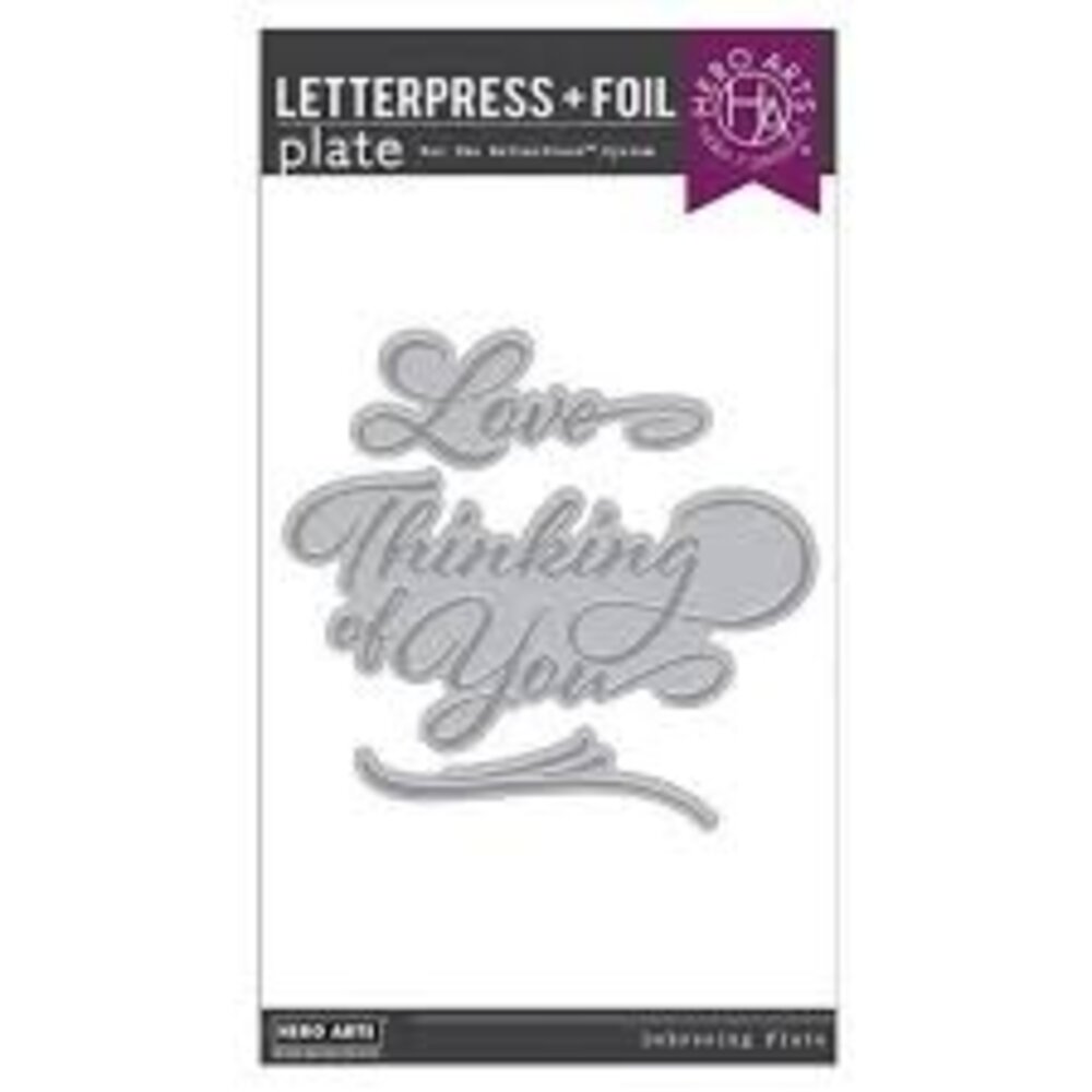 Hero Arts Friendship Blooms Love & Thinking of You BetterPress & Foil Plates (HP119)
