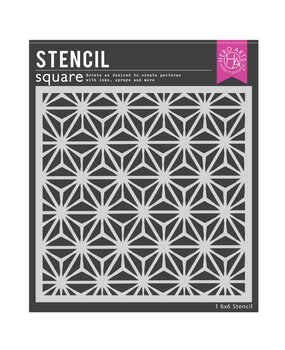 Hero Arts Charming Easter Asana Pattern Stencil (SA297)