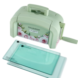 Spellbinders SPECIAL EDITION Lisa Horton Crafts Sage Green Platinum SIX Die Cutting & Embossing Machine (PE-119)