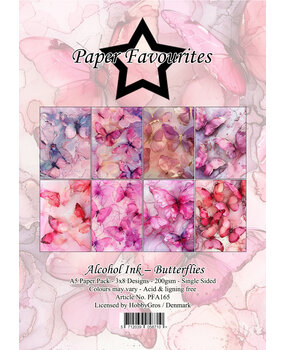 Paper Favourites Alcohol Ink Butterflies A5 Paper Pack (PFA165) Paper Favourites Alcohol Ink Butterflies A5 Paper Pack (PFA165)