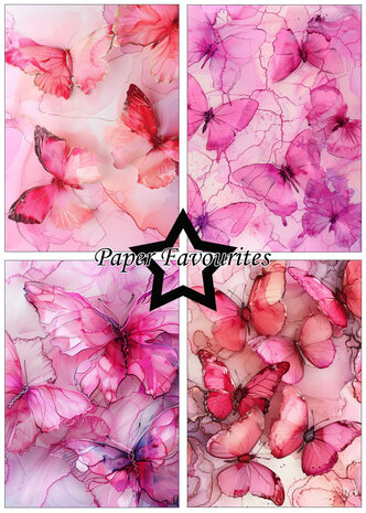 Paper Favourites Alcohol Ink Butterflies A5 Paper Pack (PFA165) Paper Favourites Alcohol Ink Butterflies A5 Paper Pack (PFA165)