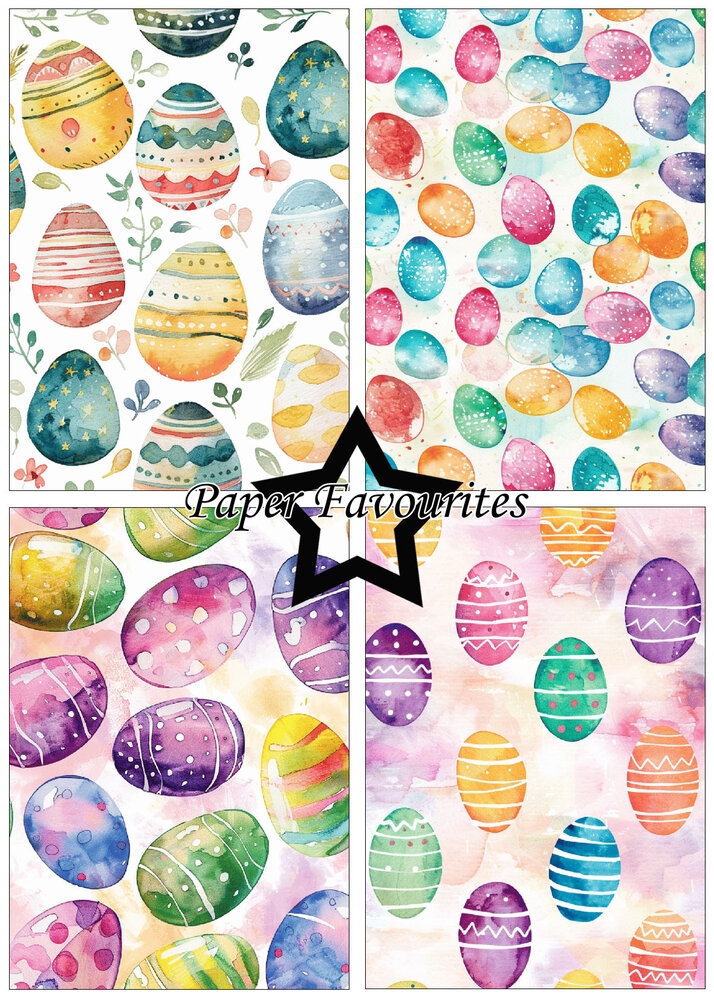 Paper Favourites Easter Eggs A5 Paper Pack (PFA166)