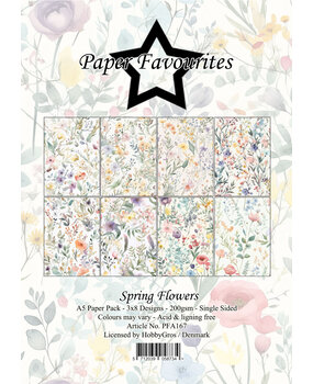Paper Favourites Spring Flowers A5 Paper Pack (PFA167) Paper Favourites Spring Flowers A5 Paper Pack (PFA167)