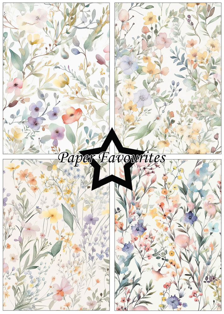 Paper Favourites Spring Flowers A5 Paper Pack (PFA167) Paper Favourites Spring Flowers A5 Paper Pack (PFA167)