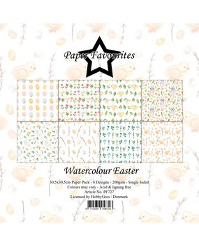 Paper Favourites Watercolour Easter 12x12 Inch Paper Pack (PF727) Paper Favourites Watercolour Easter 12x12 Inch Paper Pack (PF727)