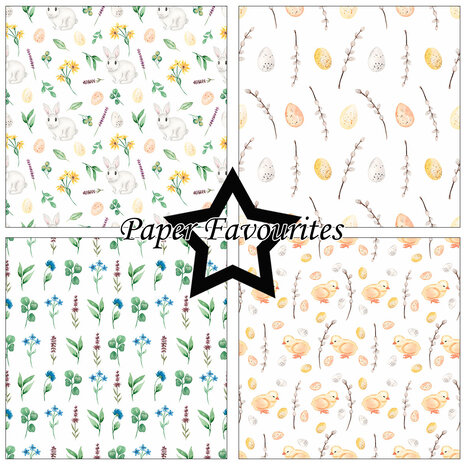 Paper Favourites Watercolour Easter 12x12 Inch Paper Pack (PF727) Paper Favourites Watercolour Easter 12x12 Inch Paper Pack (PF727)
