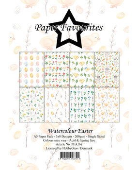 Paper Favourites Watercolour Easter A5 Paper Pack (PFA168) Paper Favourites Watercolour Easter A5 Paper Pack (PFA168)