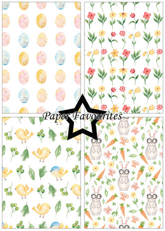 Paper Favourites Watercolour Easter A5 Paper Pack (PFA168)