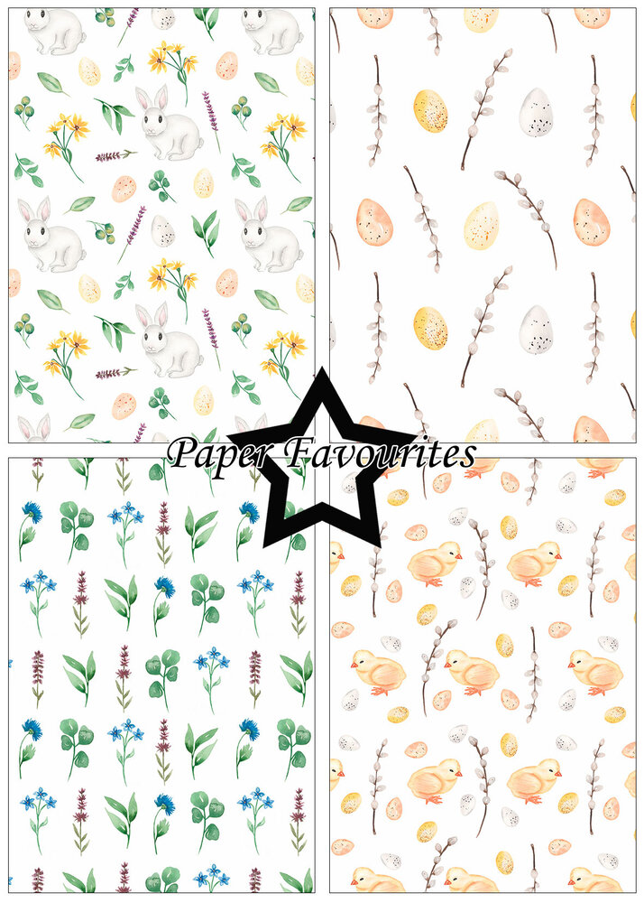 Paper Favourites Watercolour Easter A5 Paper Pack (PFA168)