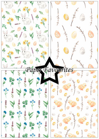 Paper Favourites Watercolour Easter A5 Paper Pack (PFA168)