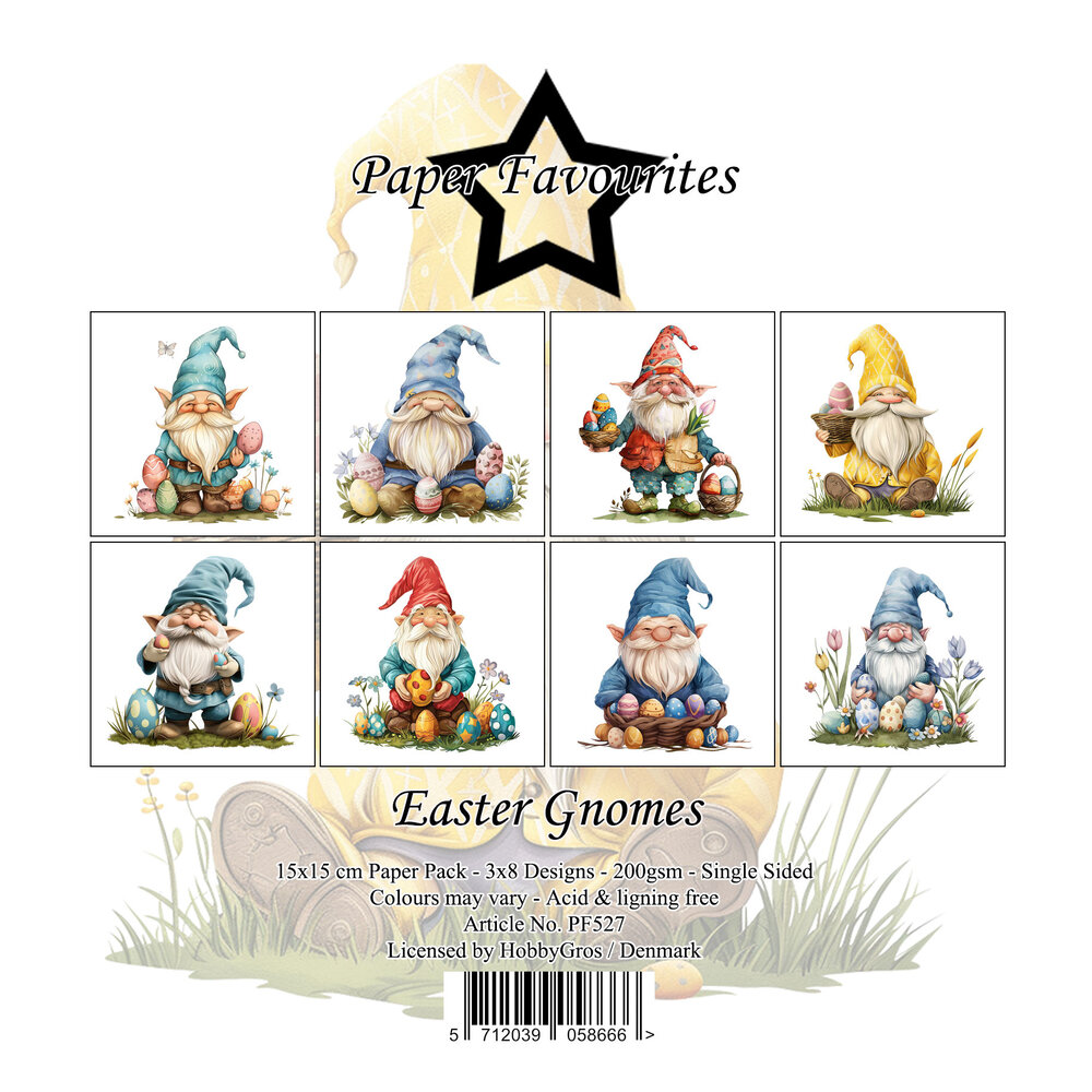 Paper Favourites Easter Gnomes 6x6 Inch Paper Pack (PF527)