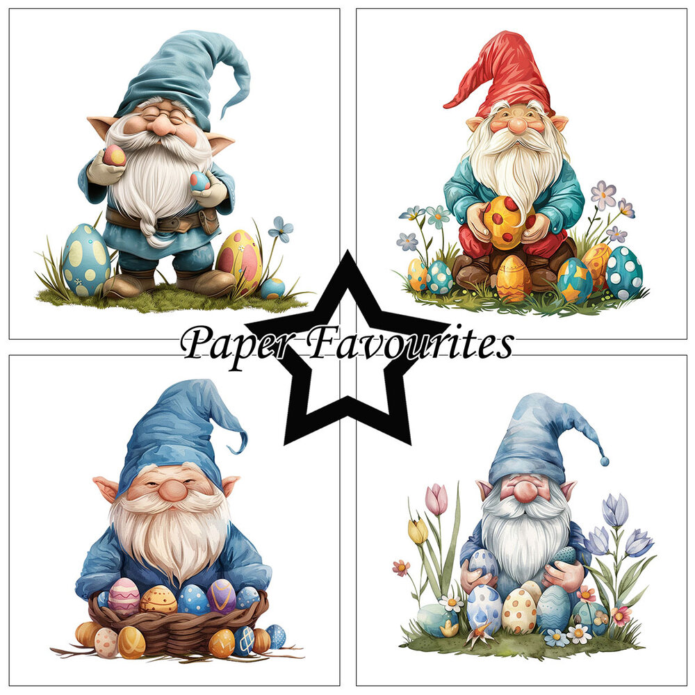 Paper Favourites Easter Gnomes 6x6 Inch Paper Pack (PF527)