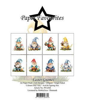 Paper Favourites Easter Gnomes A6 Paper Pack (PFA568) Paper Favourites Easter Gnomes A6 Paper Pack (PFA568)