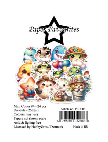 Paper Favourites Die-Cuts Mini Cuties #4 (PFD008)