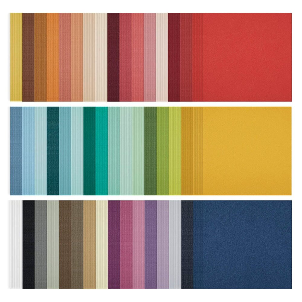 Spellbinders The Full 48 ColorWheel Cardstock Pack 12x12 Inch (5 each) (CSA-004) Spellbinders The Full 48 ColorWheel Cardstock Pack 12x12 Inch (5 each) (CSA-004)