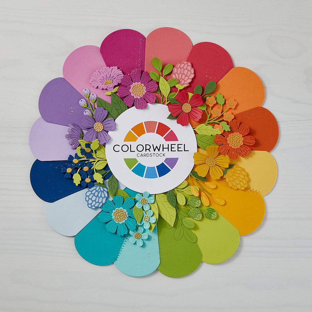 Spellbinders The Full 48 ColorWheel Cardstock Pack 12x12 Inch (5 each) (CSA-004) Spellbinders The Full 48 ColorWheel Cardstock Pack 12x12 Inch (5 each) (CSA-004)