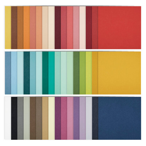 Spellbinders The Full 48 ColorWheel Cardstock Pack 12x12 Inch (1 each) (CSA-003) Spellbinders The Full 48 ColorWheel Cardstock Pack 12x12 Inch (1 each) (CSA-003)