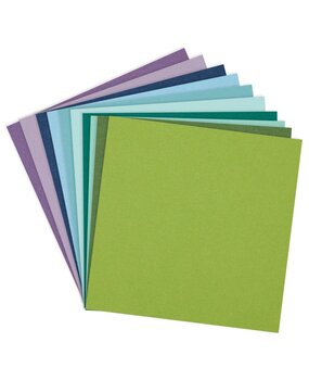 Spellbinders ColorWheel Cardstock 12x12 Inch Cool Assortment (CSA-010) Spellbinders ColorWheel Cardstock 12x12 Inch Cool Assortment (CSA-010)