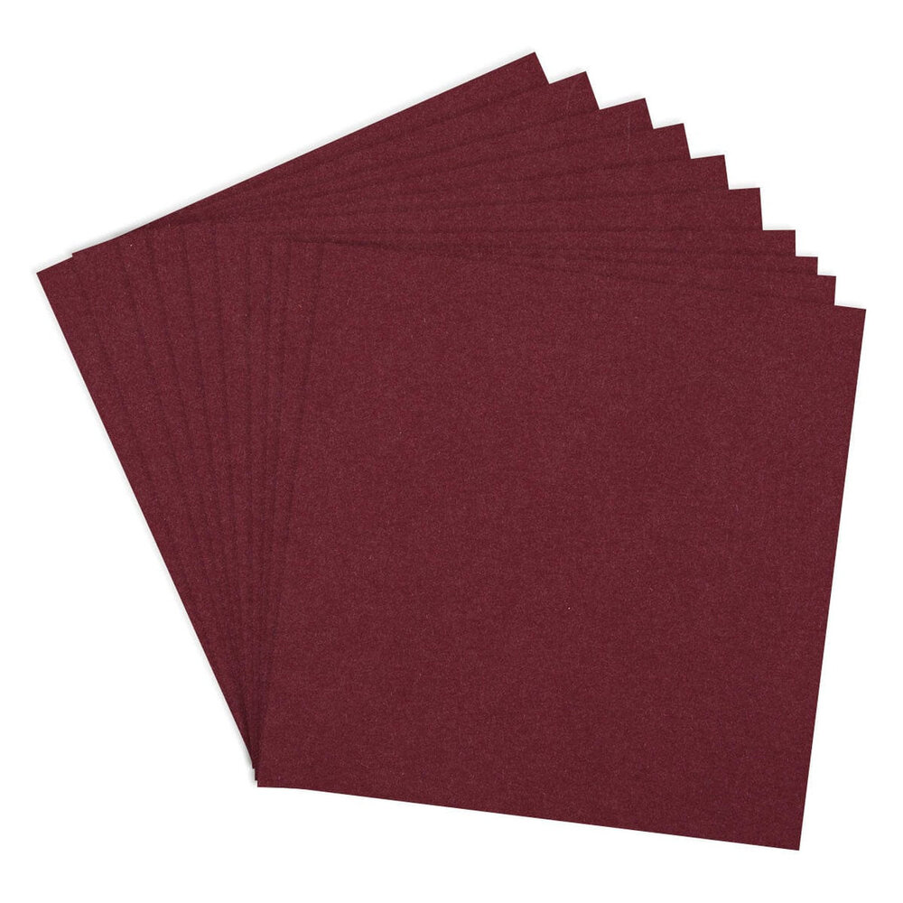 Spellbinders ColorWheel Cardstock 12x12 Inch Merlot (CS-12-107)
