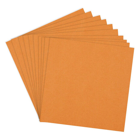 Spellbinders ColorWheel Cardstock 12x12 Inch Carrot (CS-12-112)