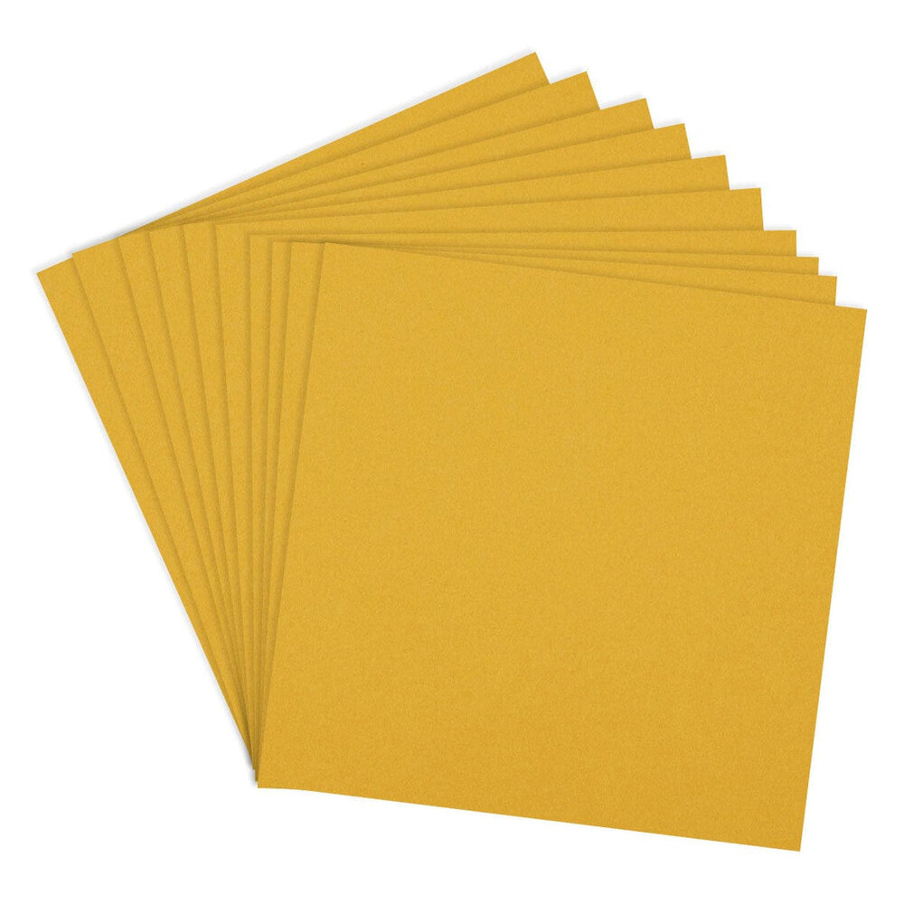 Spellbinders ColorWheel Cardstock 12x12 Inch Saffron (CS-12-116)