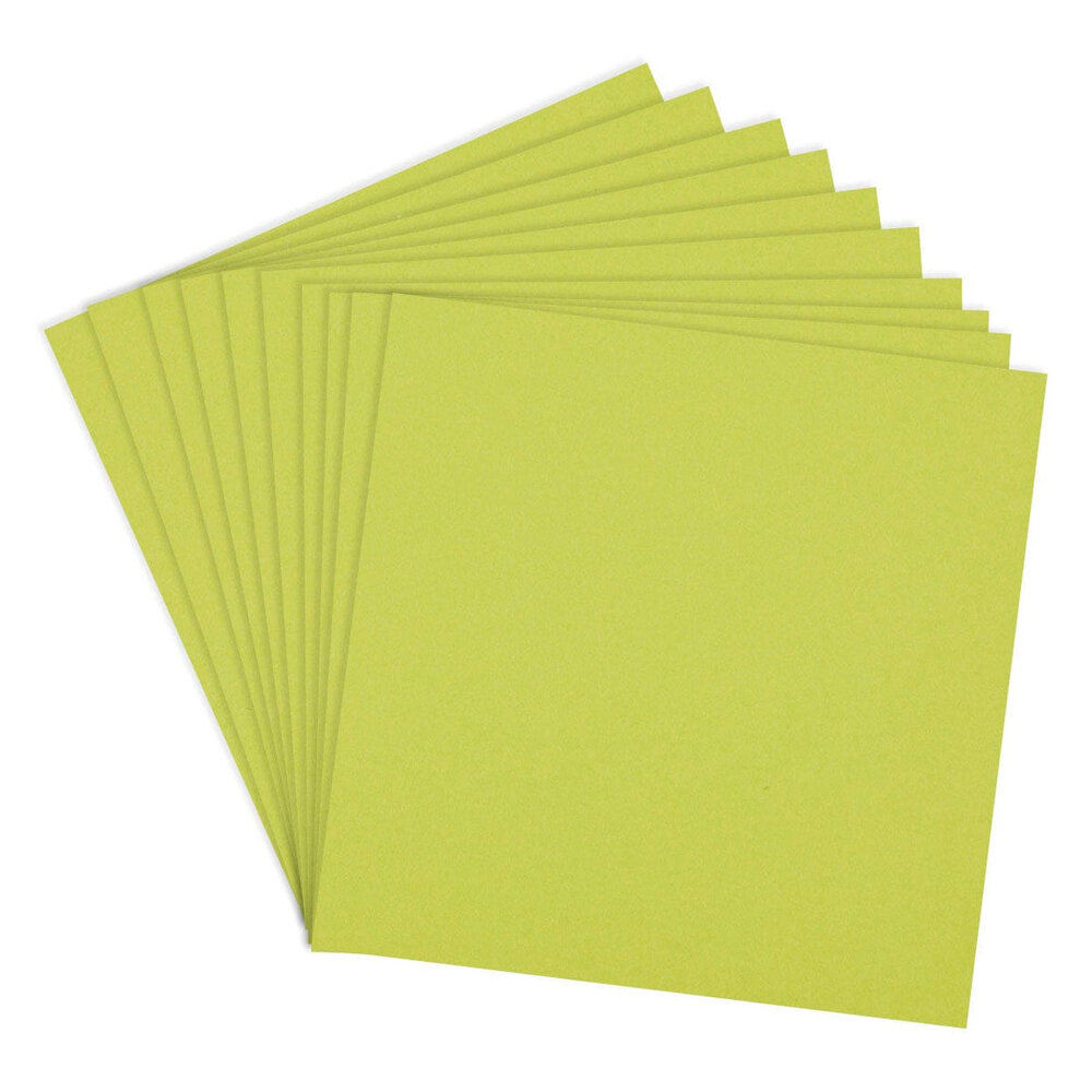 Spellbinders ColorWheel Cardstock 12x12 Inch Peridot (CS-12-118)