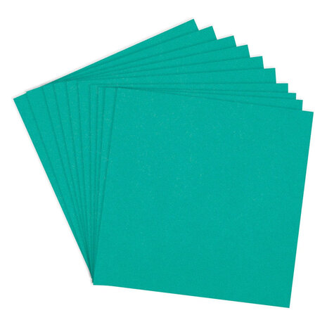 Spellbinders ColorWheel Cardstock 12x12 Inch Teal Topaz (CS-12-125)