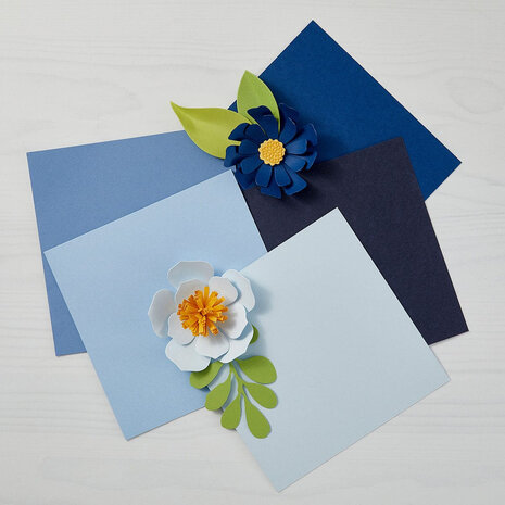 Spellbinders ColorWheel Cardstock 12x12 Inch Cascade (CS-12-131)