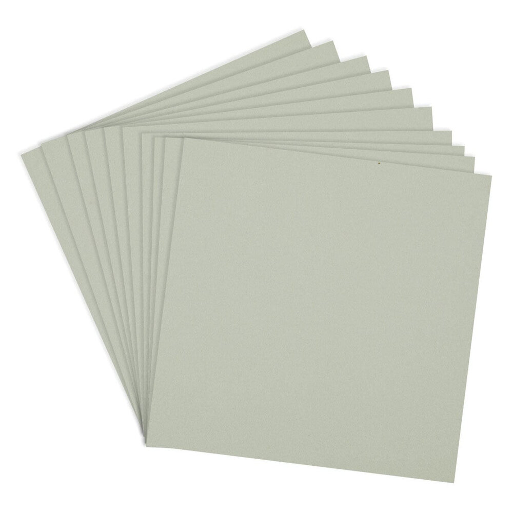Spellbinders ColorWheel Cardstock 12x12 Inch Fog (CS-12-145)