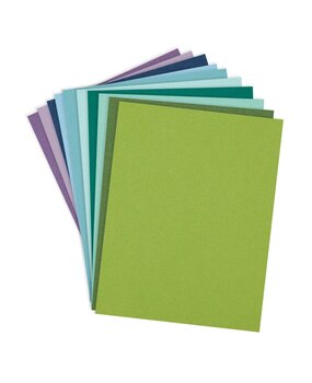 Spellbinders ColorWheel Cardstock 8.5x11 Inch Cool Assortment (CSA-007) Spellbinders ColorWheel Cardstock 8.5x11 Inch Cool Assortment (CSA-007)