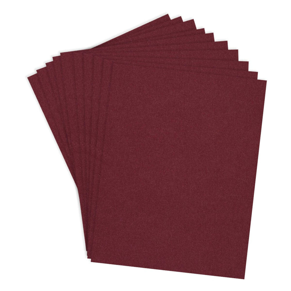 Spellbinders ColorWheel Cardstock 8.5x11 Inch Merlot (CS-8-107)