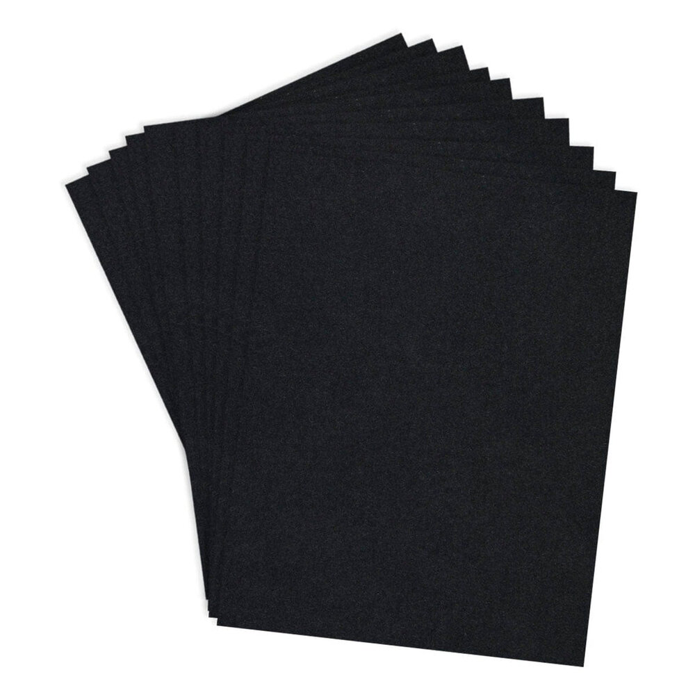 Spellbinders ColorWheel Cardstock 8.5x11 Inch Raven (CS-8-147)