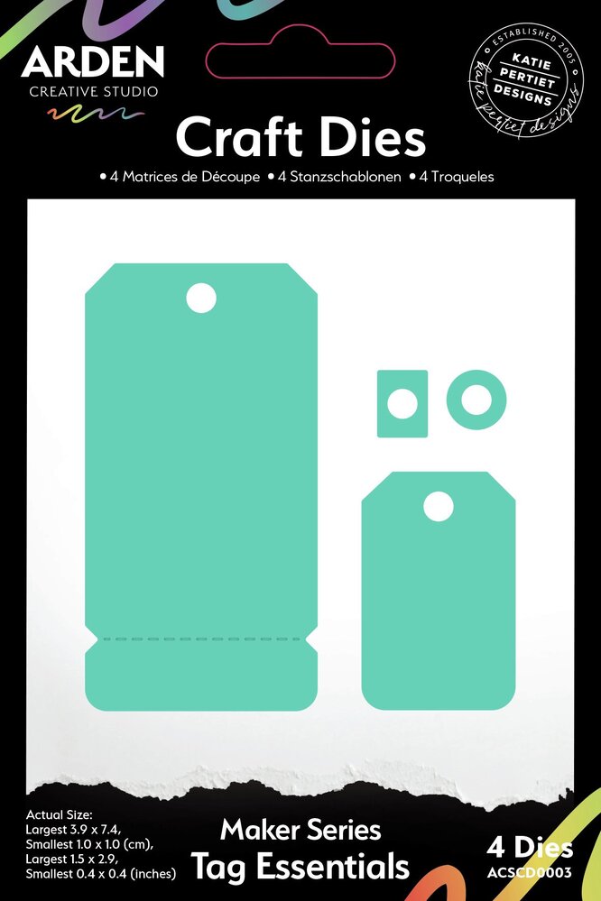 Arden Creative Studio Hidden Creek Tag Essentials Die Set (ACSCD0003) Arden Creative Studio Hidden Creek Tag Essentials Die Set (ACSCD0003)