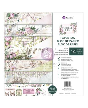 Prima Marketing Inc Serene Petals 12x12 Inch Paper Pad (671198) Prima Marketing Inc Serene Petals 12x12 Inch Paper Pad (671198)